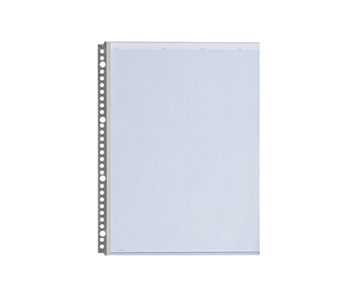 LIHITLAB ルポ・リーンフォース・クリヤーポケット 藍 N-2006 1組(10枚入) N2006-アイ 1組(ご注文単位1組)【直送品】