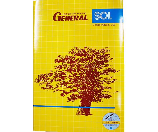 ゼネラル カーボン紙 藍 1冊(10枚) #2300アイ 1冊(ご注文単位1冊)【直送品】