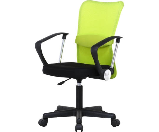 不二貿易 メッシュバックチェアー ハンター 肘付 GR 90871 1個（ご注文単位1個）【直送品】