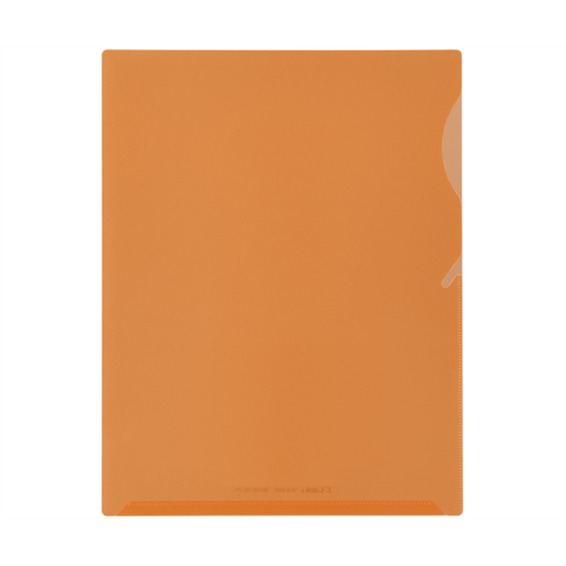 セキセイ ワイドフォルダー オレンジ CLK-2352-51 1枚(ご注文単位1枚)【直送品】