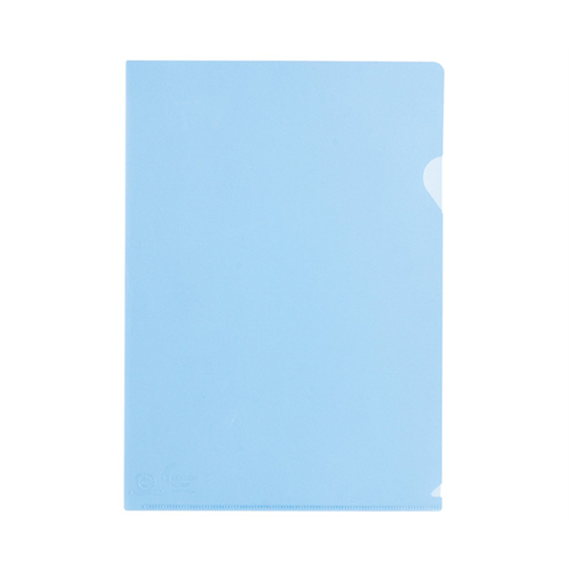 キングジム クリアーホルダー リサイクル A4-S 青 1パック(10枚入) 735R10 1パック(ご注文単位1パック)【直送品】