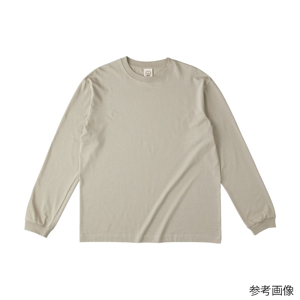 フェリック オーガニックコットンロングスリーブTシャツ(リブ有) ミルキーグレー XXL OGL914-MGY-XXL 1枚（ご注文単位1枚）【直送品】