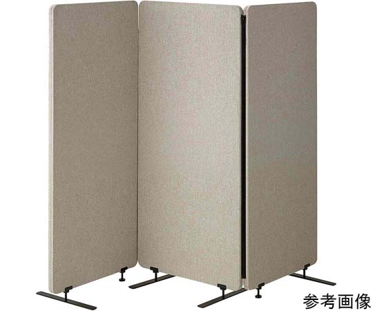 アズワン 吸音パーティション 3連タイプ W60・H130cm 通常脚 61-812-93-1 1台（ご注文単位1台）【直送品】