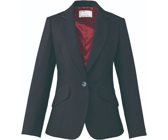 カーシーカシマ ENJOYNoir ジャケット ロング丈 美スラッとSuits 13号 EAJ518 1枚（ご注文単位1枚）【直送品】