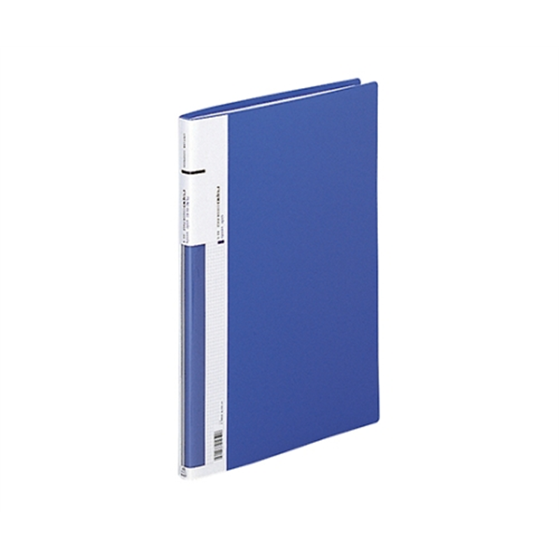 LIHITLAB クリヤーブック・ルポ・カラーページサイドベンツ 藍 N-437