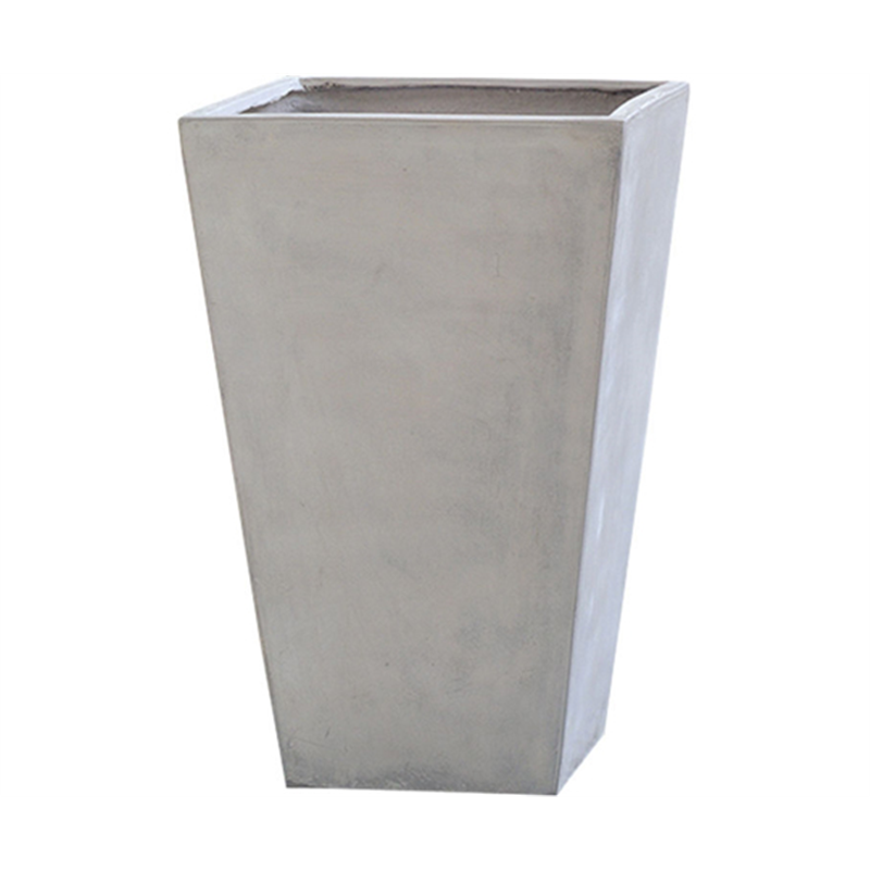 クレイ プランター TERRA-MENT Tall Square 81(テラメント トールスクエア)L 910-129-181 1個(ご注文単位1個)【直送品】