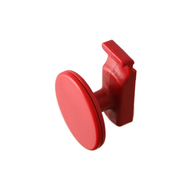 ハイロジック フックレール用ハンガーフック レッド 58229 1個(ご注文単位1個)【直送品】