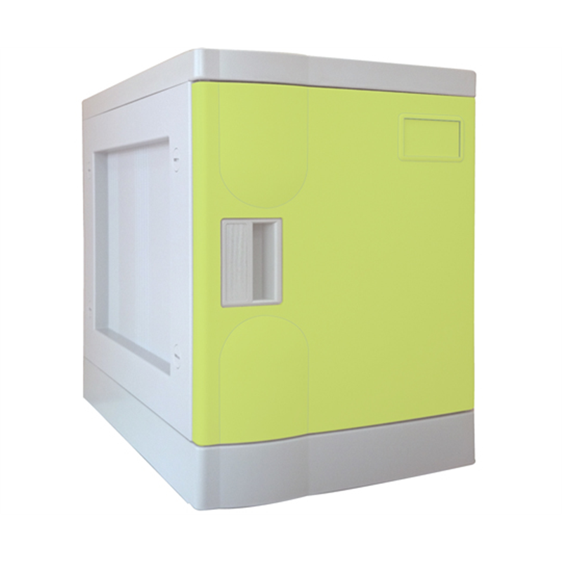 宮成製作所 プラボックス Sサイズ イエロー 鍵なし ベース付 PB-KSY1 1台(ご注文単位1台)【直送品】