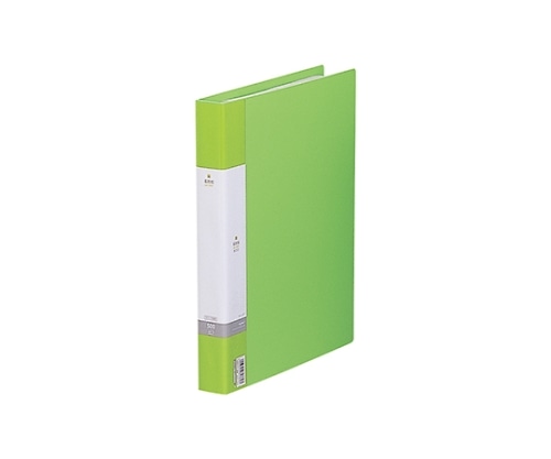 LIHITLAB リクエスト 名刺帳<ポケット交換タイプ> 6黄緑 G8802 G8802-6 1冊(ご注文単位1冊)【直送品】