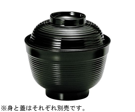 Daiwa メラミン汁椀 小(身)黒 MF-60B-BK 1個(ご注文単位1個)【直送品】
