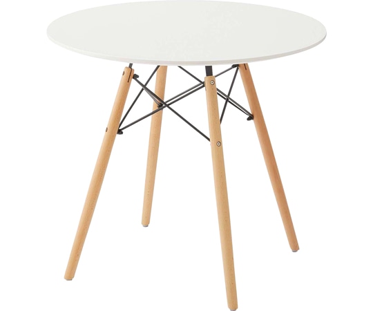 東谷 ラウンドテーブル ホワイト PT-992WH 1個（ご注文単位1個）【直送品】