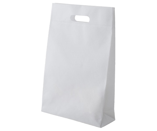 三和 不織布小判抜きマチ付バッグ 50枚入 ホワイト SW4328-1 1箱（ご注文単位1箱）【直送品】