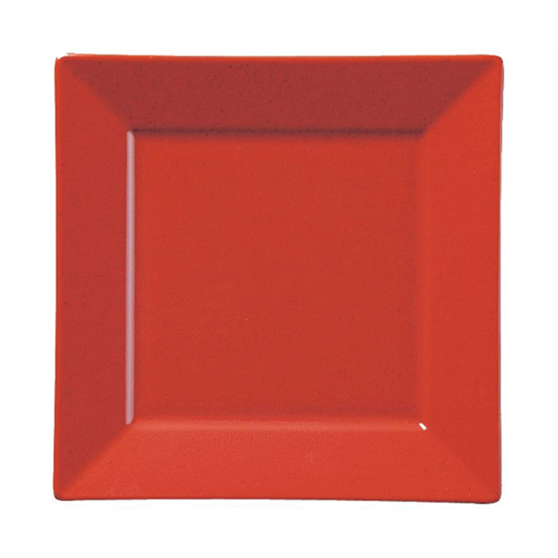 Daiwa スクエア皿 大 レッド SS-1-R 1個(ご注文単位1個)【直送品】