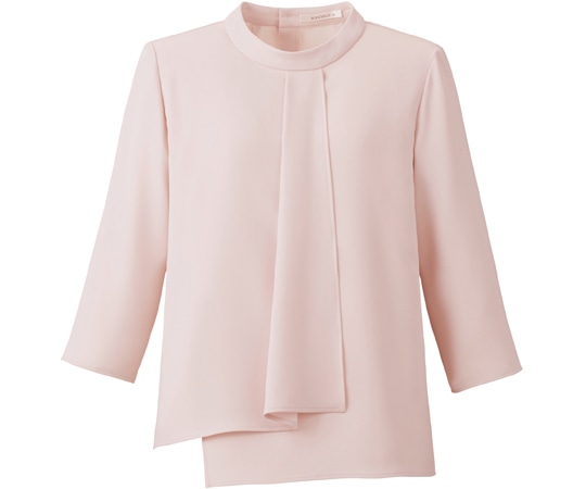 ボンマックス 七分袖ブラウス ピンクベージュ 3L BCB4102 1枚（ご注文単位1枚）【直送品】
