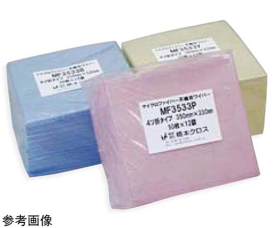 橋本クロス マイクロファイバー不織布ワイパー 4ツ折 ピンク 350×330mm 50枚×12袋 MF3533P 1ケース(ご注文単位1ケース)【直送品】