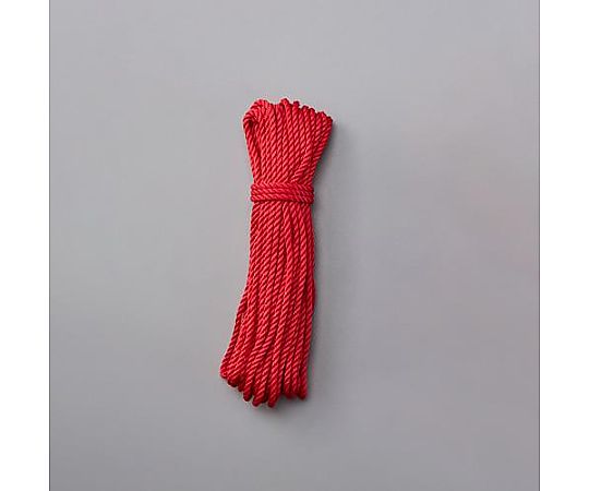 アズワン 3.0mmx 10m PPロープ(赤) EA628PR-21 1本(ご注文単位1本)【直送品】