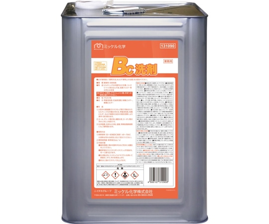 ミッケル化学 BC洗剤 18L  1缶(ご注文単位1缶)【直送品】