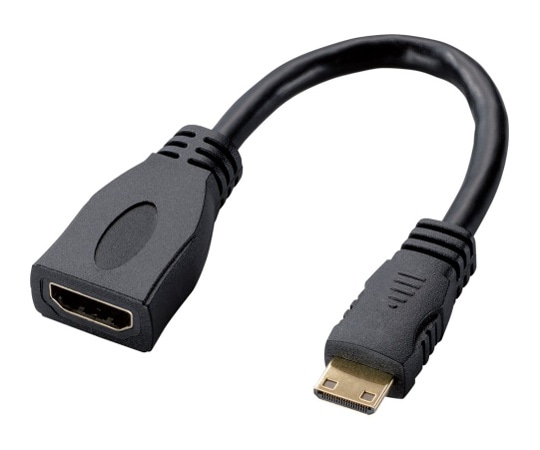 エレコム HDMI変換ケーブル(タイプA-タイプC) AD-HDAC2BK 1個（ご注文単位1個）【直送品】