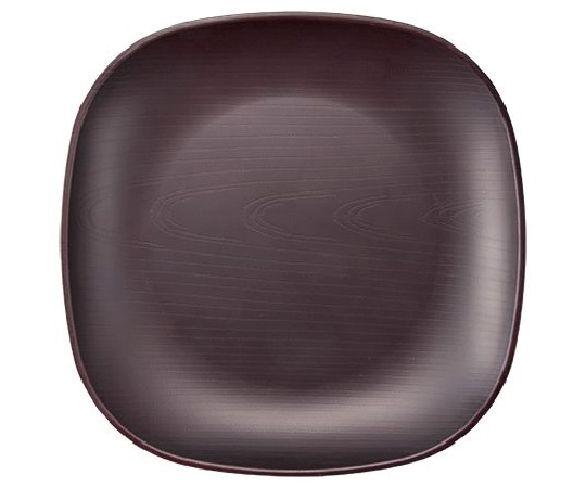 Daiwa 25cmスクエアプレート ダークブラウン WD-11-DBR 1個(ご注文単位1個)【直送品】