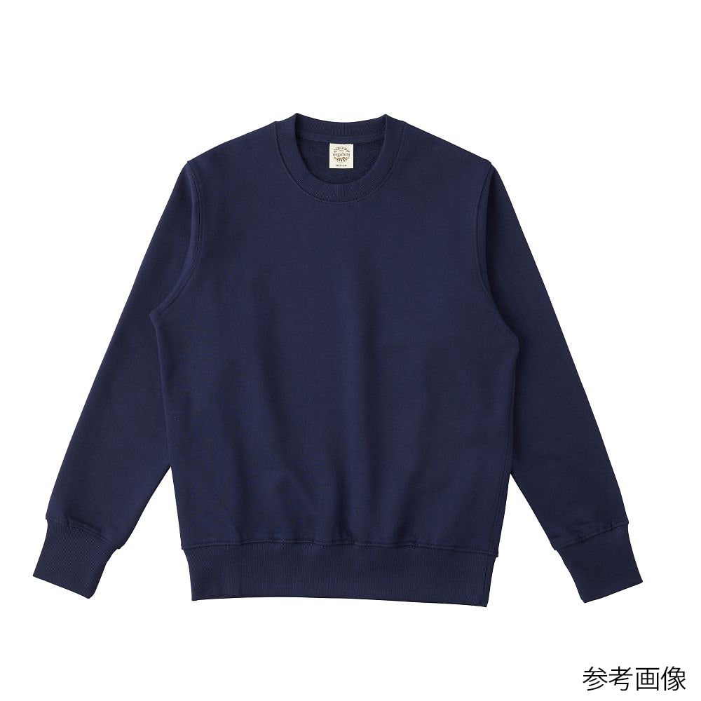 フェリック オーガニックコットンスウェットシャツ パープルネイビー M OGS915-PNV-M 1枚(ご注文単位1枚)【直送品】