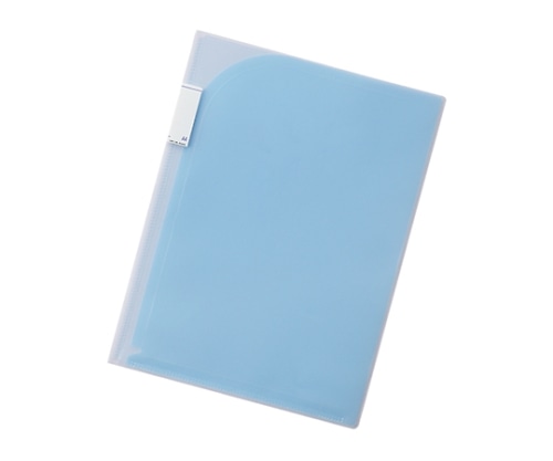 LIHITLAB Avanti 2ポケットホルダー 8青 F-3410 F3410-8 1枚(ご注文単位1枚)【直送品】