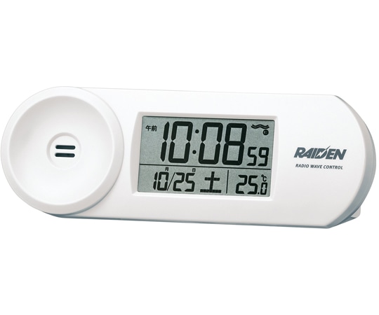 セイコー 大音量電波目覚まし時計 51×144×42mm 白 NR532W 1個(ご注文単位1個)【直送品】