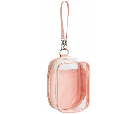 LIHITLAB myfa デコレーションボックスポーチ ミニ シャーベットピンク A3305-12 1個(ご注文単位1個)【直送品】