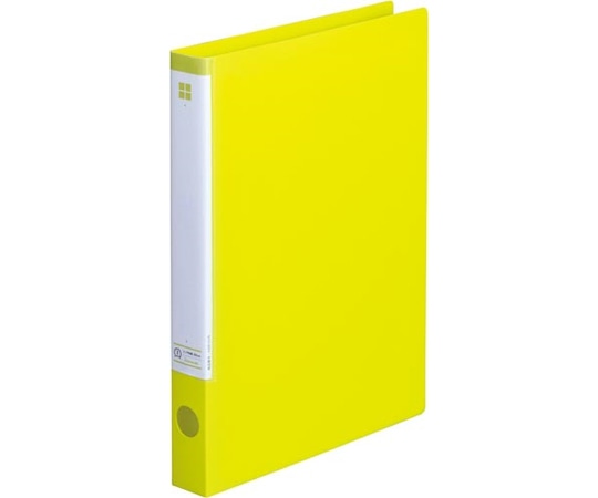カウネット 書類が見やすい表紙ぴったりリングF ライム 4269-5578 1冊(ご注文単位1冊)【直送品】