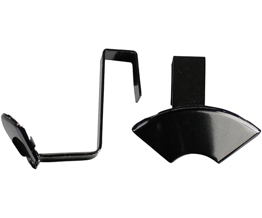 福井金属工芸 扇面額受長押25mm黒25mm 1セット(10組入) 2050- J 1セット(ご注文単位1セット)【直送品】