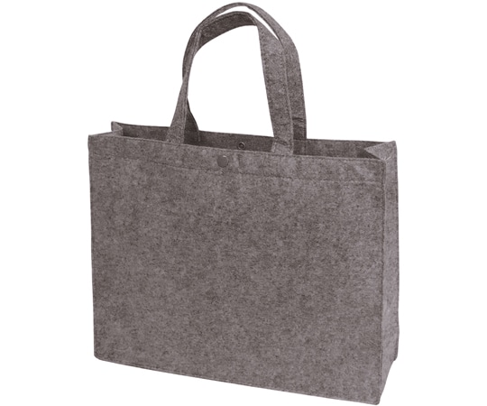 丸玉工業 フェルトバッグ トートA4ヨコ 50枚入 グレー  1ケース(ご注文単位1ケース)【直送品】