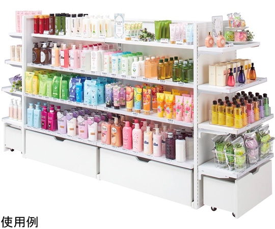 アズワン 【什器セットまるごと購入】 SF90中央両面セミスリムタイプセット 61-802-70-1 1セット（ご注文単位1セット）【直送品】