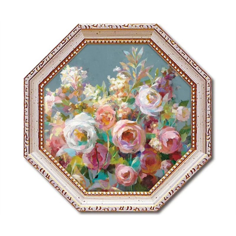 ユーパワー 八角 ミニゲル アートフレーム ダンフイ ナイ｢ジョイ オブ ガーデン スクエア2｣ DN-02559 1個（ご注文単位1個）【直送品】