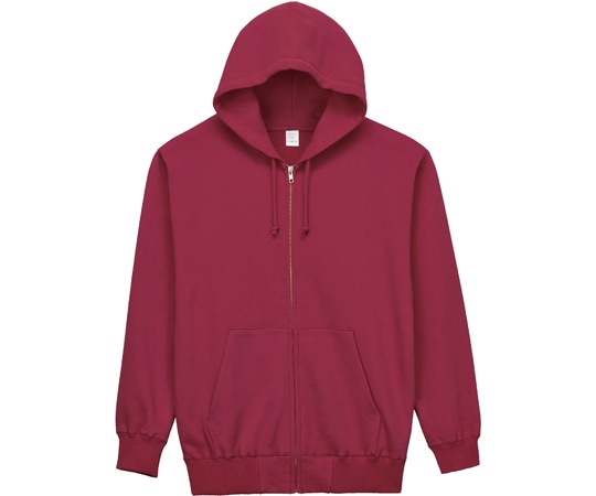 ボンマックス 10オンス フードジップパーカ(裏パイル) バーガンディ LL MS2134 1枚（ご注文単位1枚）【直送品】