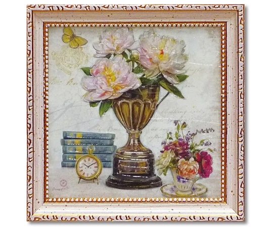 ユーパワー ミニゲル アートフレーム チャド バレット｢ヴィンテージ エステート フローラル2｣ CB-02016 1個（ご注文単位1個）【直送品】