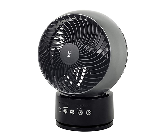山善(YAMAZEN) 18cm立体首振りサーキュレーター(リモコン) メタリックブラック YAR-VW182(MB) 1台(ご注文単位1台)【直送品】
