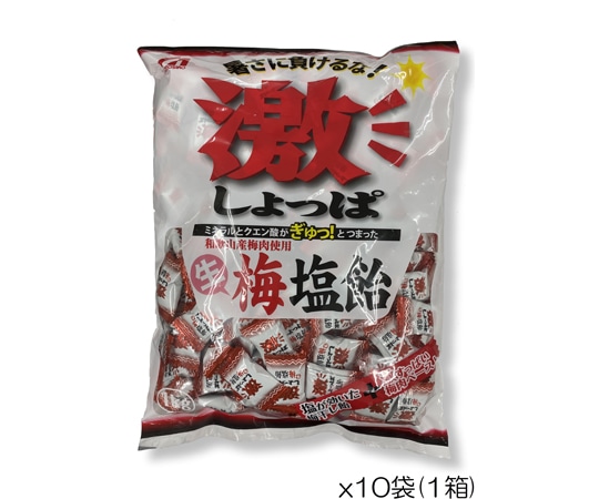 桃太郎製菓 激しょっぱ梅塩飴 1kg×10袋(1箱)  1箱※軽（ご注文単位1箱）【直送品】