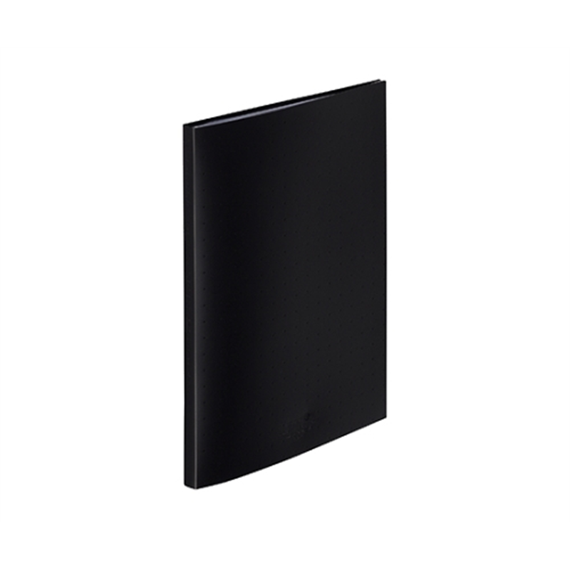 LIHITLAB AQUA DROPs クリヤーブック・フラット 24黒 N-5061 N5061-24 1冊(ご注文単位1冊)【直送品】