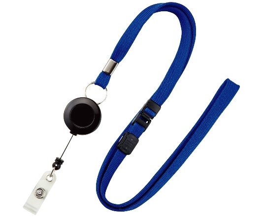 オープン工業 リールストラップ 10本 青 NB-79-1P-BU 1組(ご注文単位1組)【直送品】