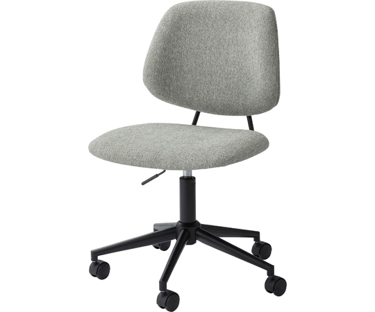 東谷 デスクチェア グレー PC-79GY 1個(ご注文単位1個)【直送品】