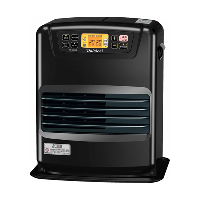 ダイニチ工業 木造9畳用石油ファンヒーター チャコールブラック FW-3224NE(K) 1個(ご注文単位1個)【直送品】