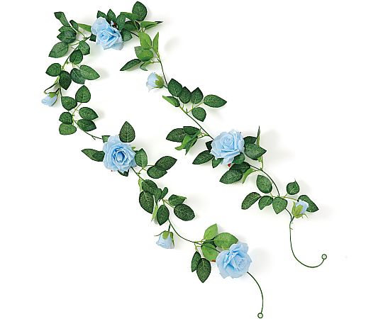 アーテック フェイクグリーン ガーランド バラ 青 75215 1個(ご注文単位1個)【直送品】