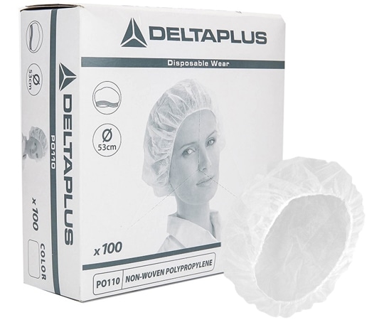 Delta　Plus 不織布使い捨てギャザーキャップ 1ケース(100枚×10箱入) D0075-C 1ケース (ご注文単位1ケース)【直送品】