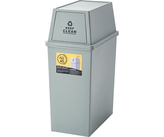 東谷 スタッキングペール45L スリム グリーン LFS-761GR 1個(ご注文単位1個)【直送品】