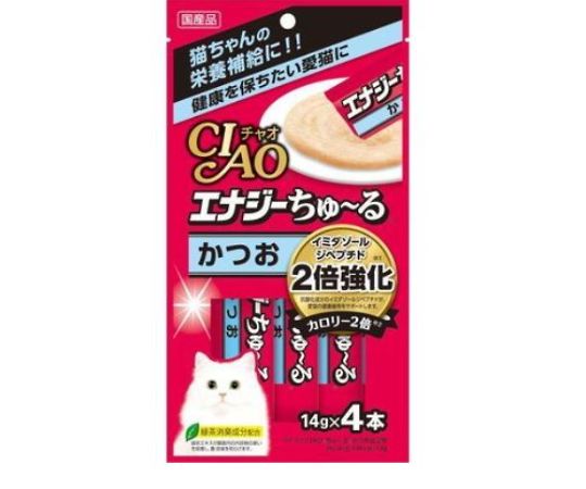 いなばペットフード CIAO エナジーちゅ~る かつお 14g×4本 SC-162 1個（ご注文単位1個）【直送品】