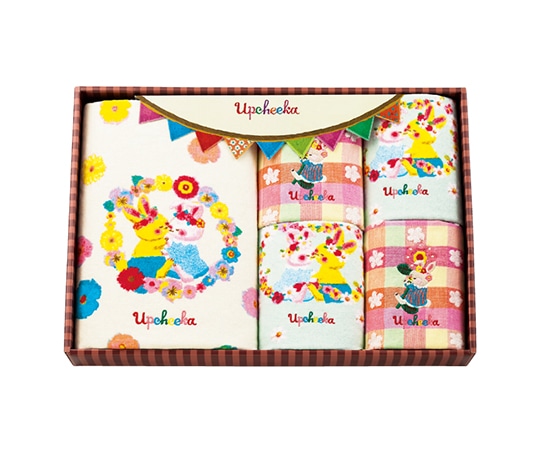 アズワン バス・フェイスタオルセット 5枚セット 6111-044 1セット(ご注文単位1セット)【直送品】