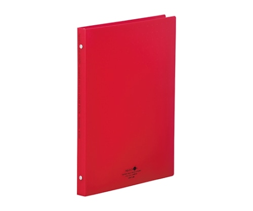 LIHITLAB AQUA DROPs クリヤーブック<ポケット交換タイプ> 3赤 N-5010 N5010-3 1冊(ご注文単位1冊)【直送品】