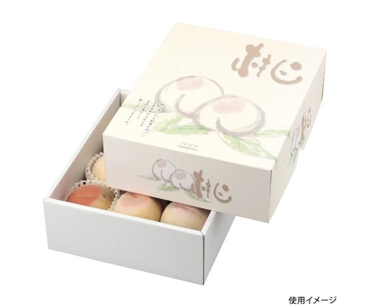 ヤマニパッケージ 青果用贈答箱 吉祥の桃 2 30枚 L-2193 1ケース（ご注文単位1ケース）【直送品】
