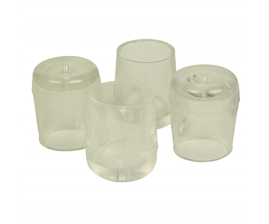 ツチノ クリアー パイプ脚キャップ 28mm 51-136 1パック(ご注文単位1パック)【直送品】