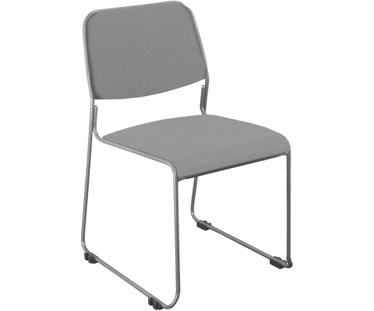 カグクロ スタッキングチェアNSF ファブリック グレー NSF-002F-GY 1個(ご注文単位1個)【直送品】