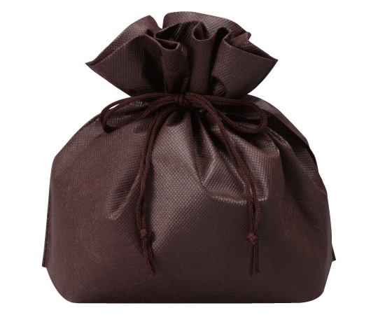 三和 不織布パッケージ用巾着 チョコレート 1ケース(1000枚入) 3023-36 1ケース（ご注文単位1ケース）【直送品】